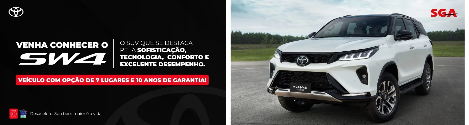 SW4, o SUV mais imponente da Toyota te espera.